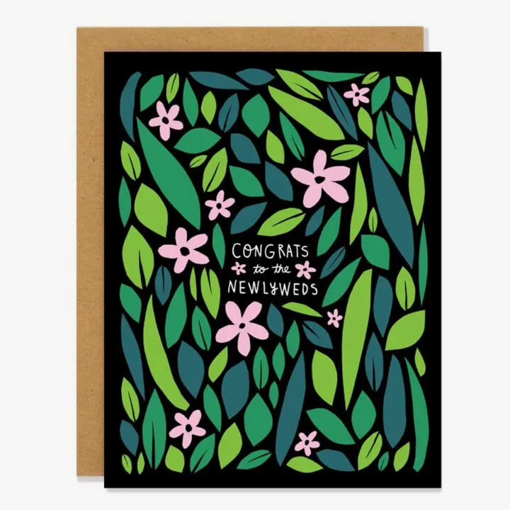 Wildflower Wedding Card - BB4