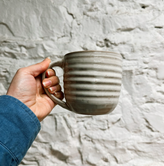 Laura White Pottery x Common Deer Peek-a-Boo Vermont Inside Mug