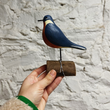 Load image into Gallery viewer, Handpainted Blue Bird Wooden Figurine
