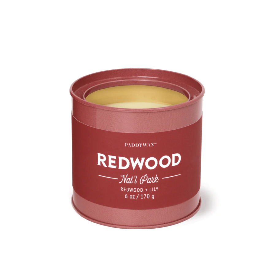 Redwood National Park Candle 6oz Tin - Lily