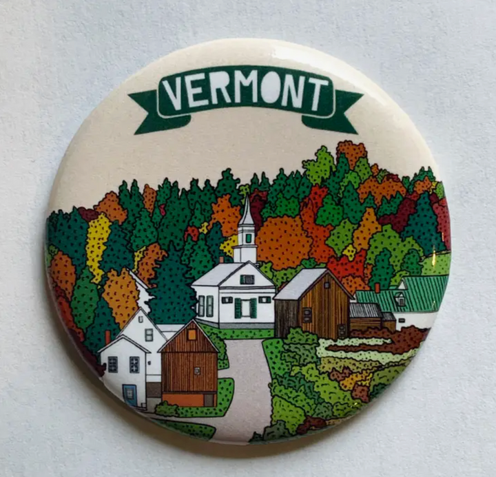 Vermont Autumn Township Magnet