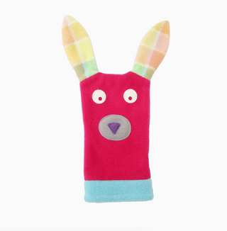 Softy Puppet 12in Bunny Peek-A-Boo