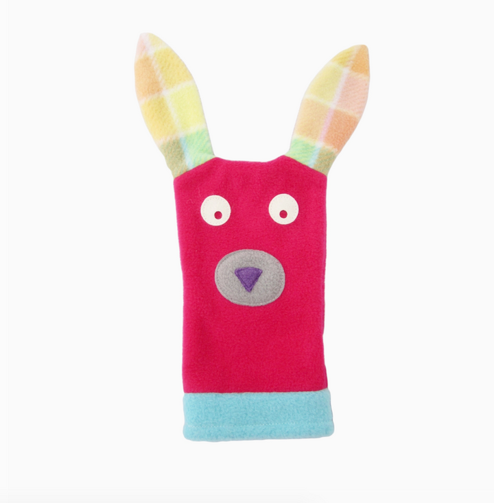 Softy Puppet 12in Bunny Peek-A-Boo