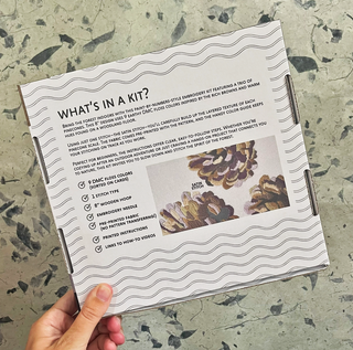 DIY Embroidery Kit 8" - Pinecones