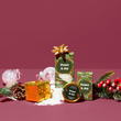Load image into Gallery viewer, Peace &amp; Joy Holiday Orange + Sage Shower Steamers - 2 Pack

