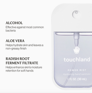 Touchland Power Mist Hydrating Hand Sanitizer - Rainwater Power