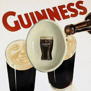 Handmade Trinket Dish - Guiness