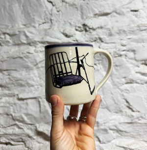 Vermont-Made Kayak Single Chair with Color Cushion Mug