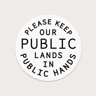Keep Public Lands In Public Hands Vinyl Sticker