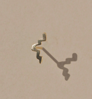 Ruins Stud Earrings - 14k Gold Vermeil