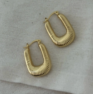 Marlow Hoops - 14k Gold Plated