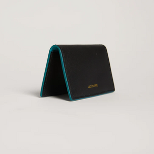 Allegorie Bifold Cardholder Apple Black / Turquoise