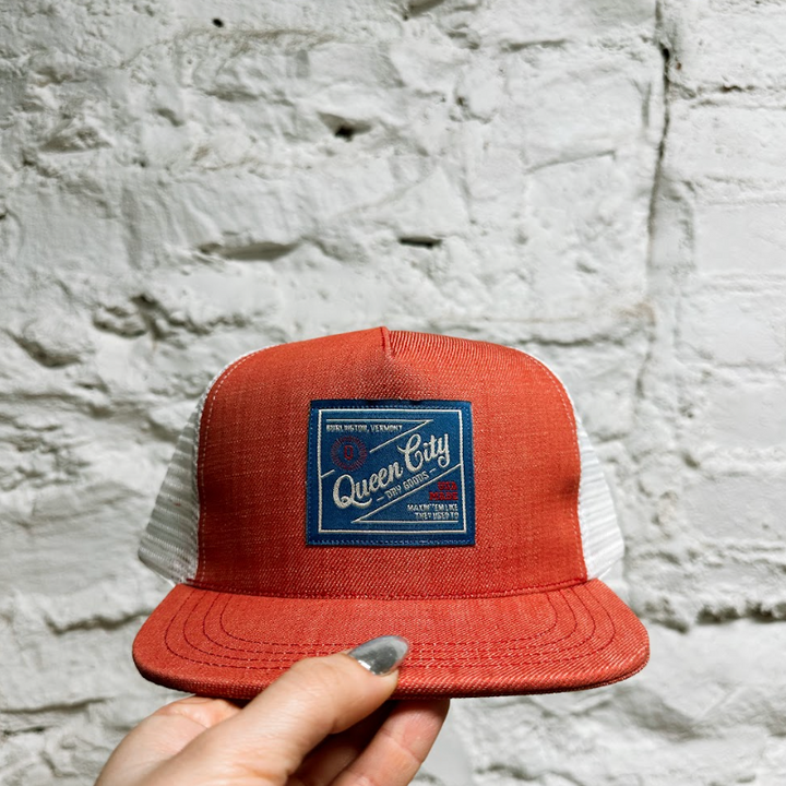 Queen City Dry Goods Trucker Hat - Red