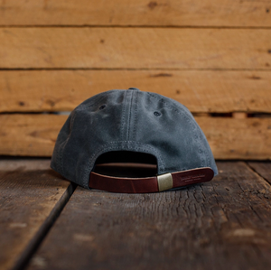Basic Waxed Canvas Camper Hat - Charcoal