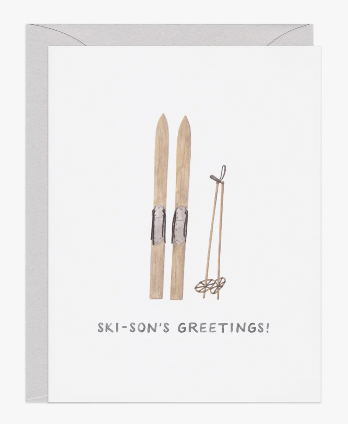 Ski-son's Greetings Card - AZ7 - Common Deer