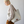 Load image into Gallery viewer, Merino Wool Felt Tote - Heather White / Sienna Leather
