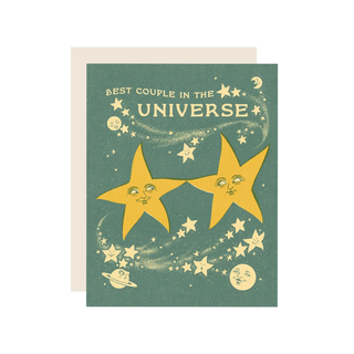 Star Couple Wedding Card - Wp4