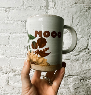 Talk to the Cow Handmade Mug