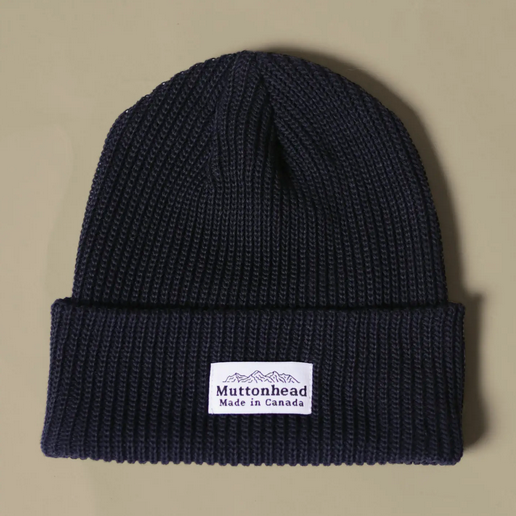 Cotton Knit Toque - Black