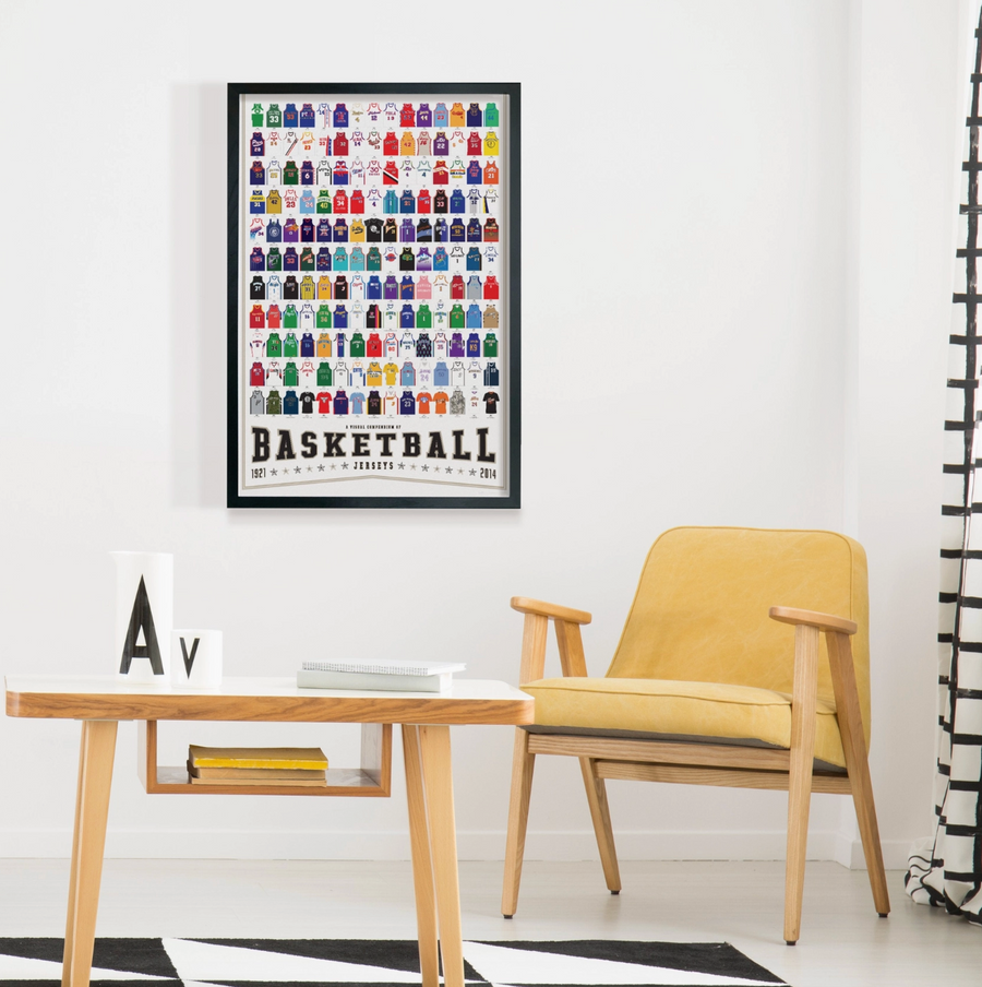 Basketball Jerseys - 24 x 36