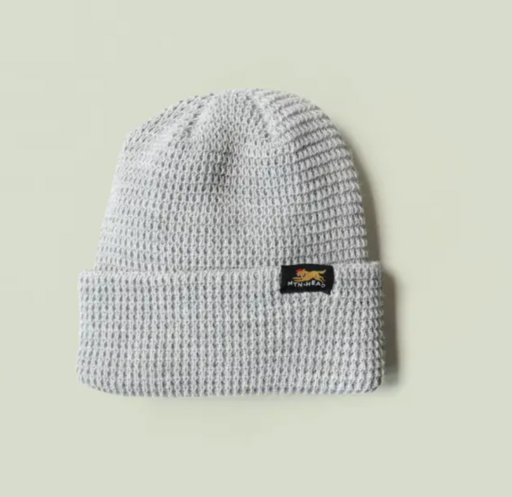 Waffle Toque - Heather Grey