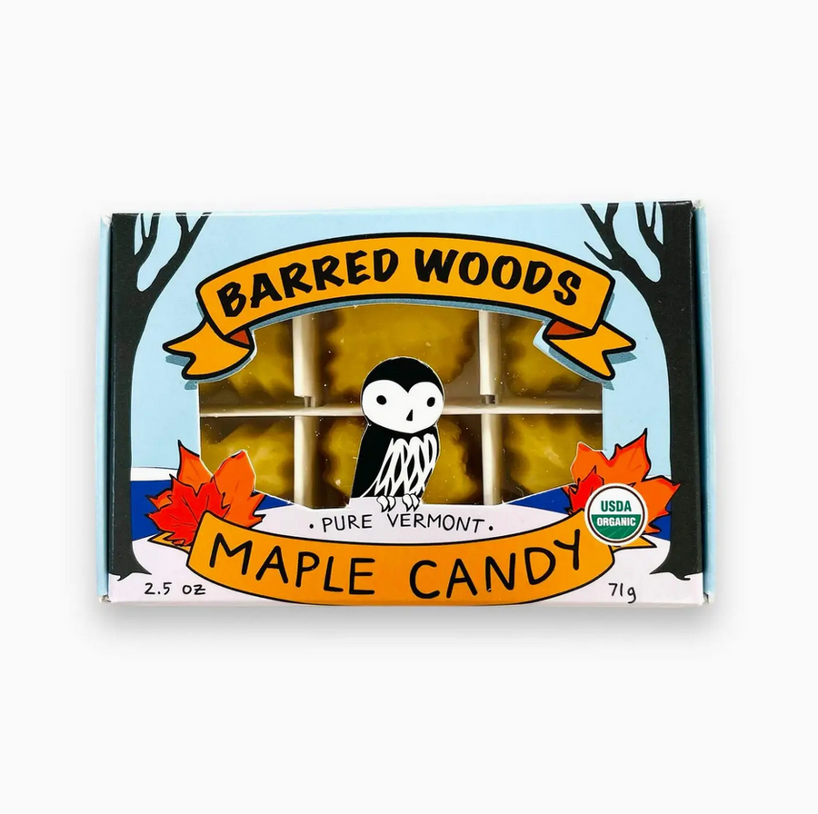 Pure Organic Vermont Maple Candy - 6 Piece Box