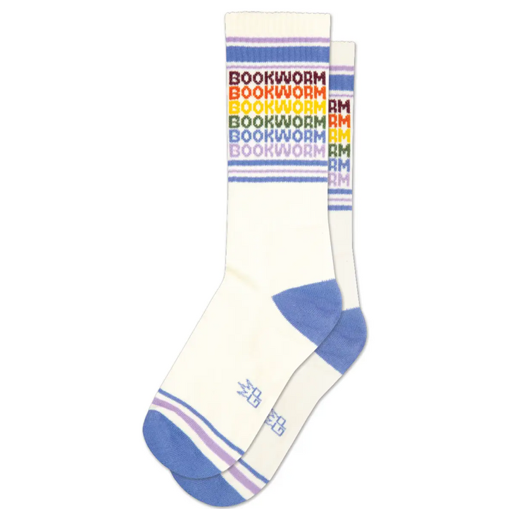 Vintage Rainbow Bookworm Gym Sock