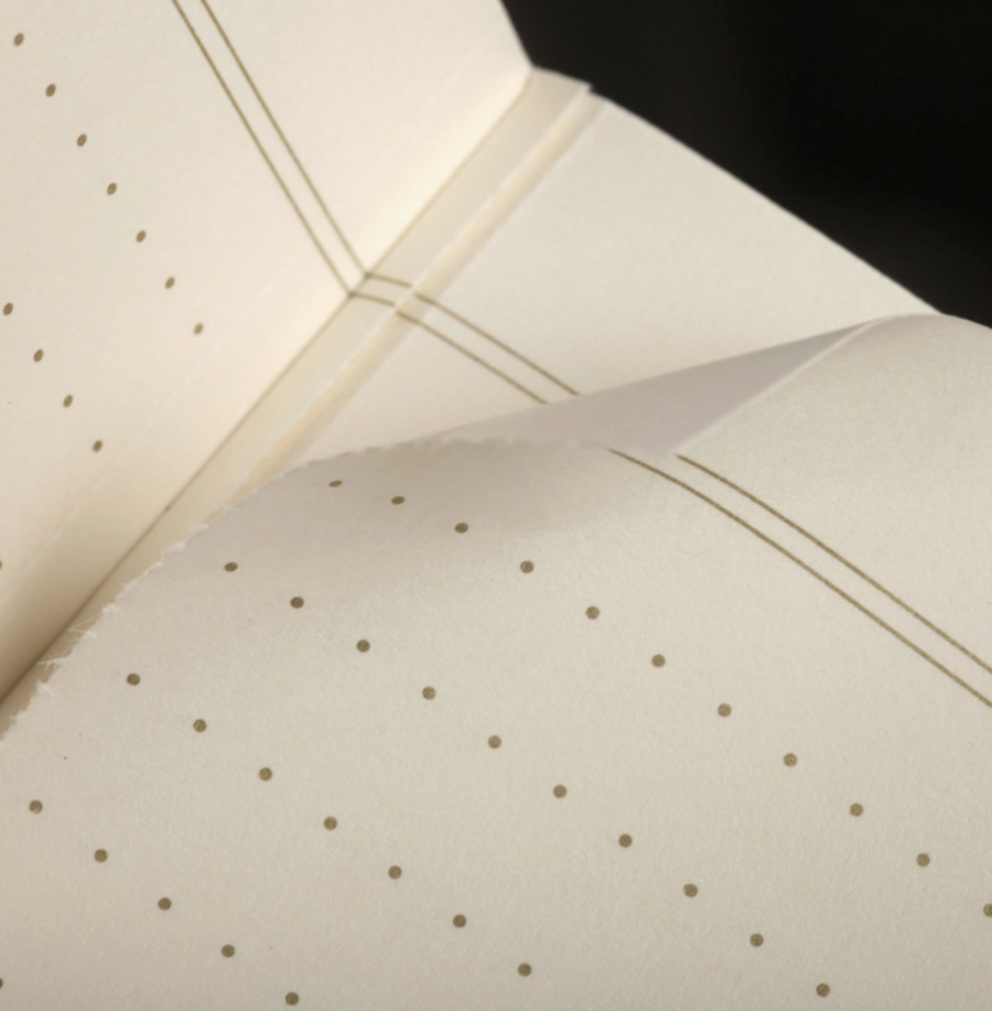 Vintage Notebook Dot Ruled - Set of 3