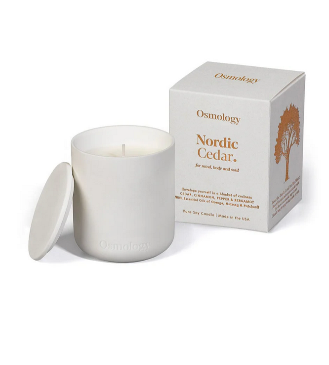 Nordic Cedar Ceramic Candle