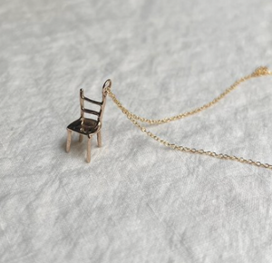 Bronze Chair Necklace - 18"