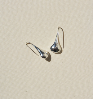 Sterling Silver Droplet Earring
