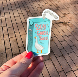 Silly Goose Juice Sticker