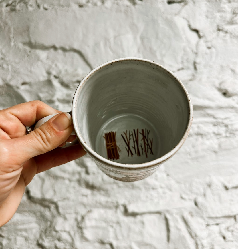 Noah Kahan with Flowers Handmade Mug