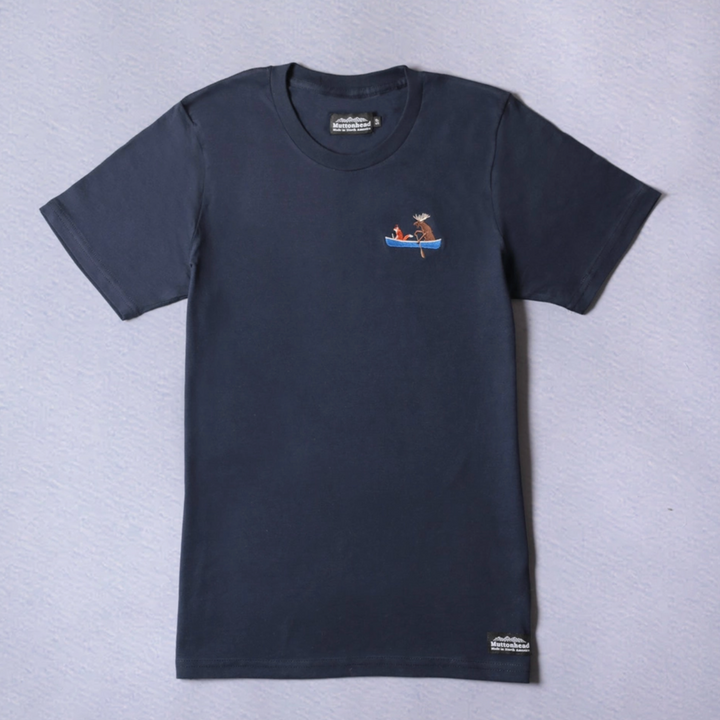 Paddle Pals Embroidered Tee Navy