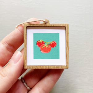 Mini Framed Watercolor - Tomato