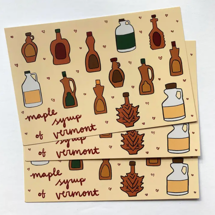 Maple Syrup Postcard