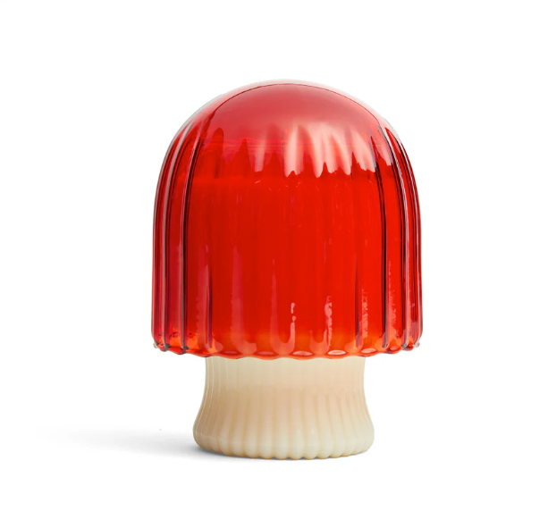 Mushroom Glass Candle