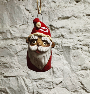 Victory Pottery Santa Head Ornament