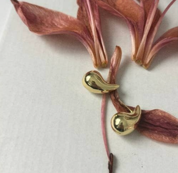 Virgule Earrings - 14k Gold Fill
