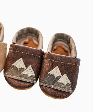 Sable &amp; Latte Mountain LEATHER INFANT BABY &amp; TODDLER SHOES