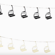 Load image into Gallery viewer, The Chairlift Garland - Black
