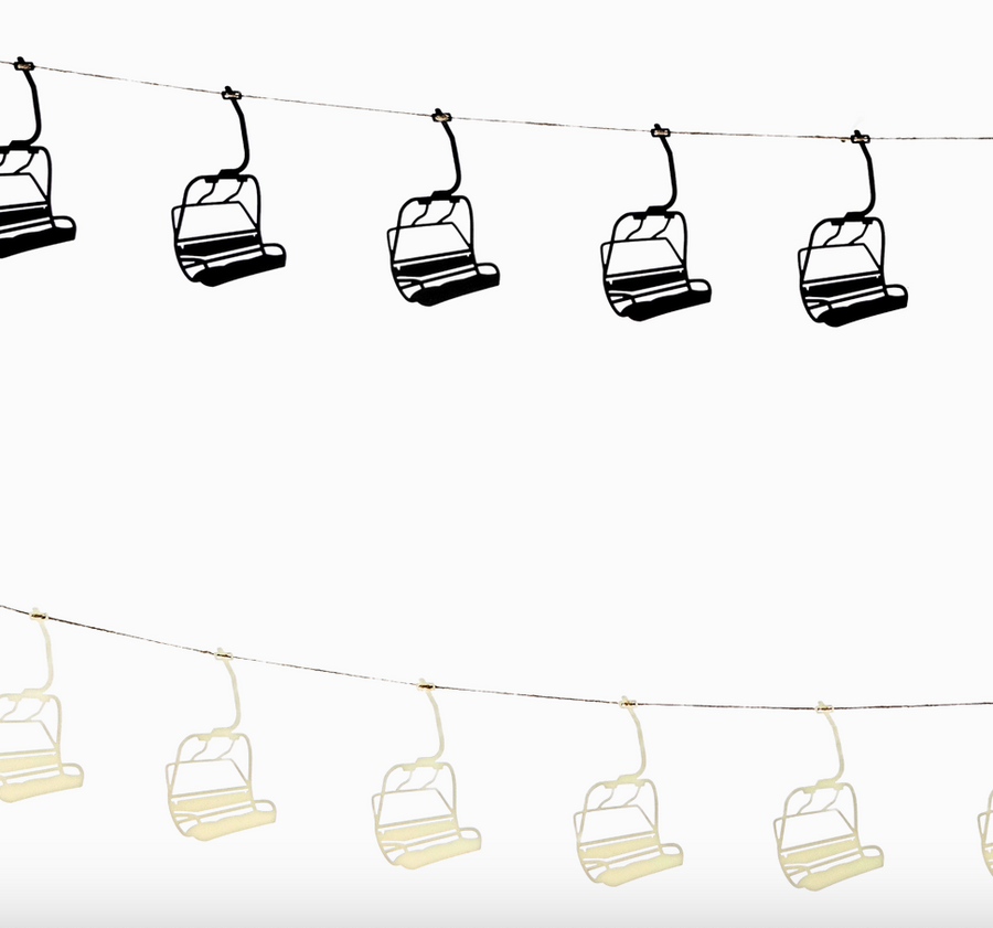 The Chairlift Garland - Black