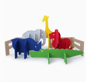 Felt Animals 3D Puzzle