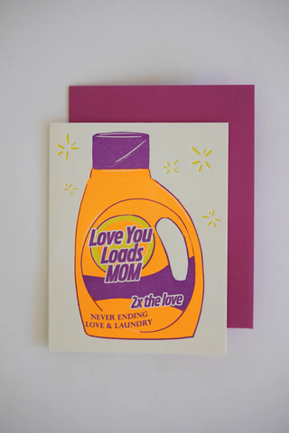 Laundry Love Mother's Day Card