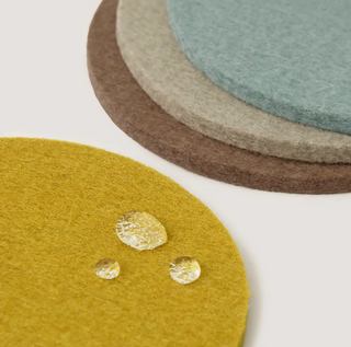 Bierfizl Round Felt Coasters - London Fog