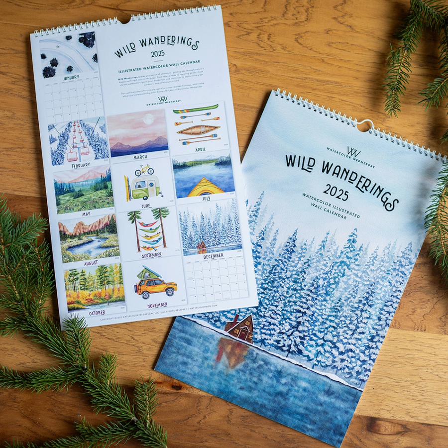 Wild Wanderings 2025 Wall Calendar