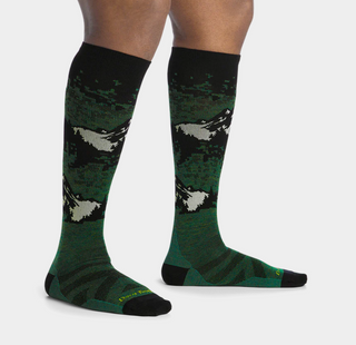 Darn Tough Men's Cold Smoke Over-the-Calf Socks - Moss 8051