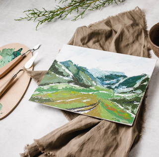 Mountain Valley Palette Knife Painting Kit