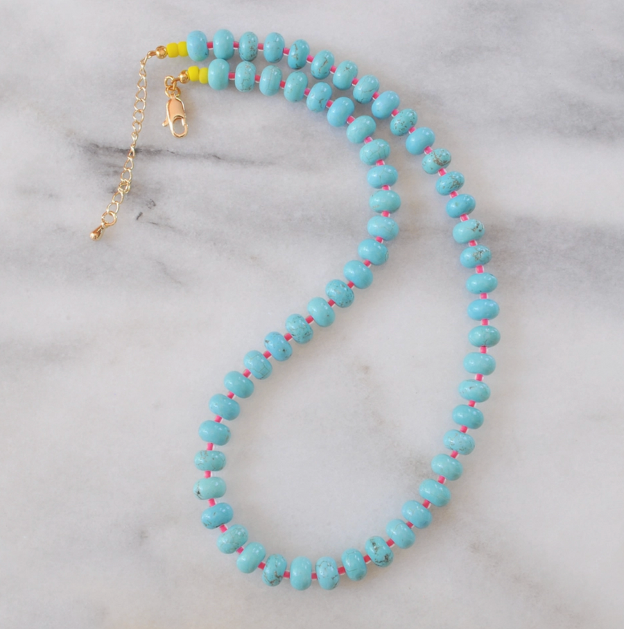 Turquoise Juice Gemstone Necklace