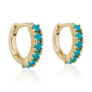 Elena Turquoise Huggies